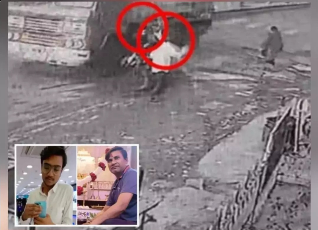 રાજકોટમાં ટેન્કરના ટાયર નીચે આવી જતા પિતા-પુત્રનું ઘટનાસ્થળે મોત થયું, CCTV ફૂટેજ સામે આવ્યાં